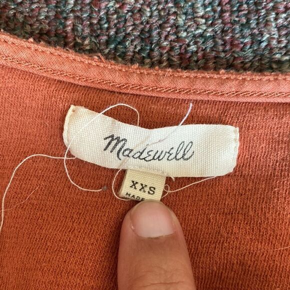 Madewell tie front crop Xxs - Picture 7 of 7